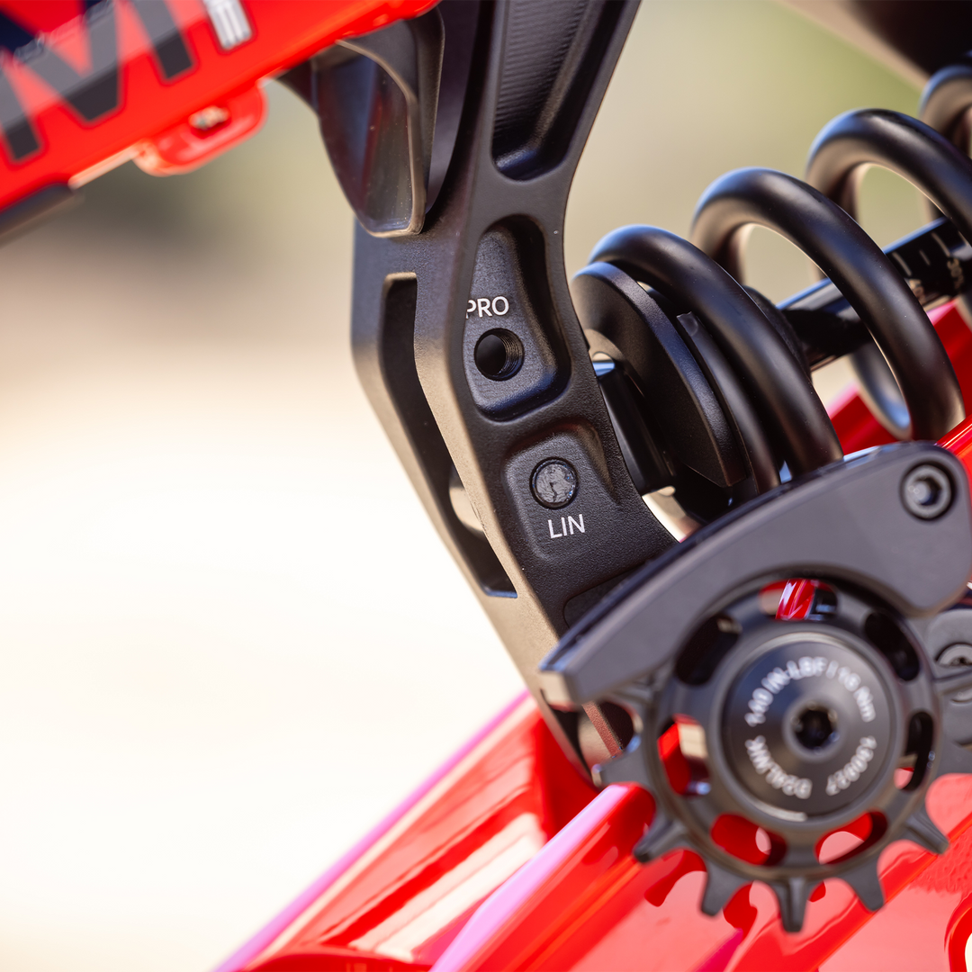 M1 Downhill Mountain Bike Progressive and Linear setting.
