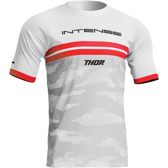 INTENSE x THOR Short Sleeve Camo White Mountain Bike Jersey
