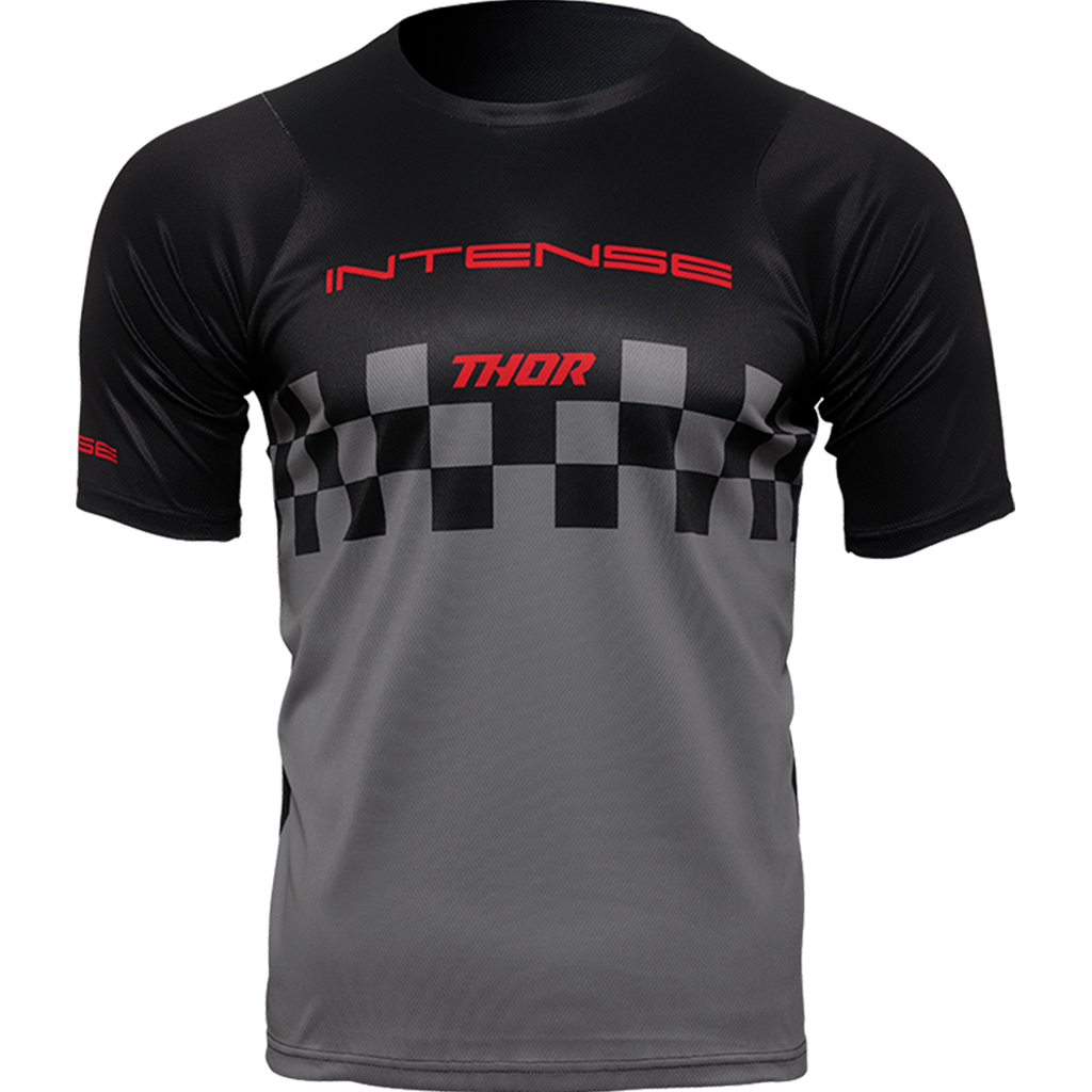 INTENSE x THOR Assist Chex Short Sleeve Black Jersey