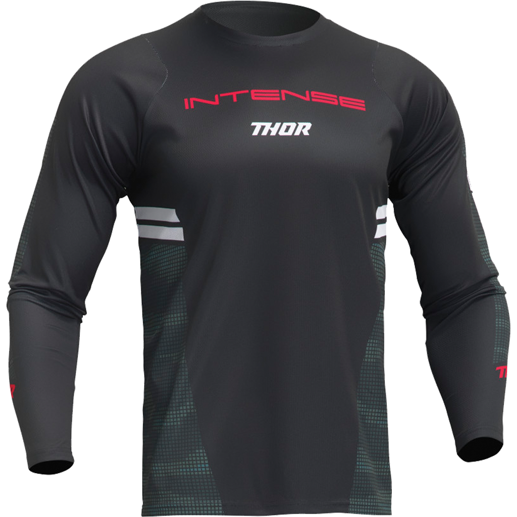 INTENSE x THOR Long Sleeve Camo Black Mountain Bike Jersey