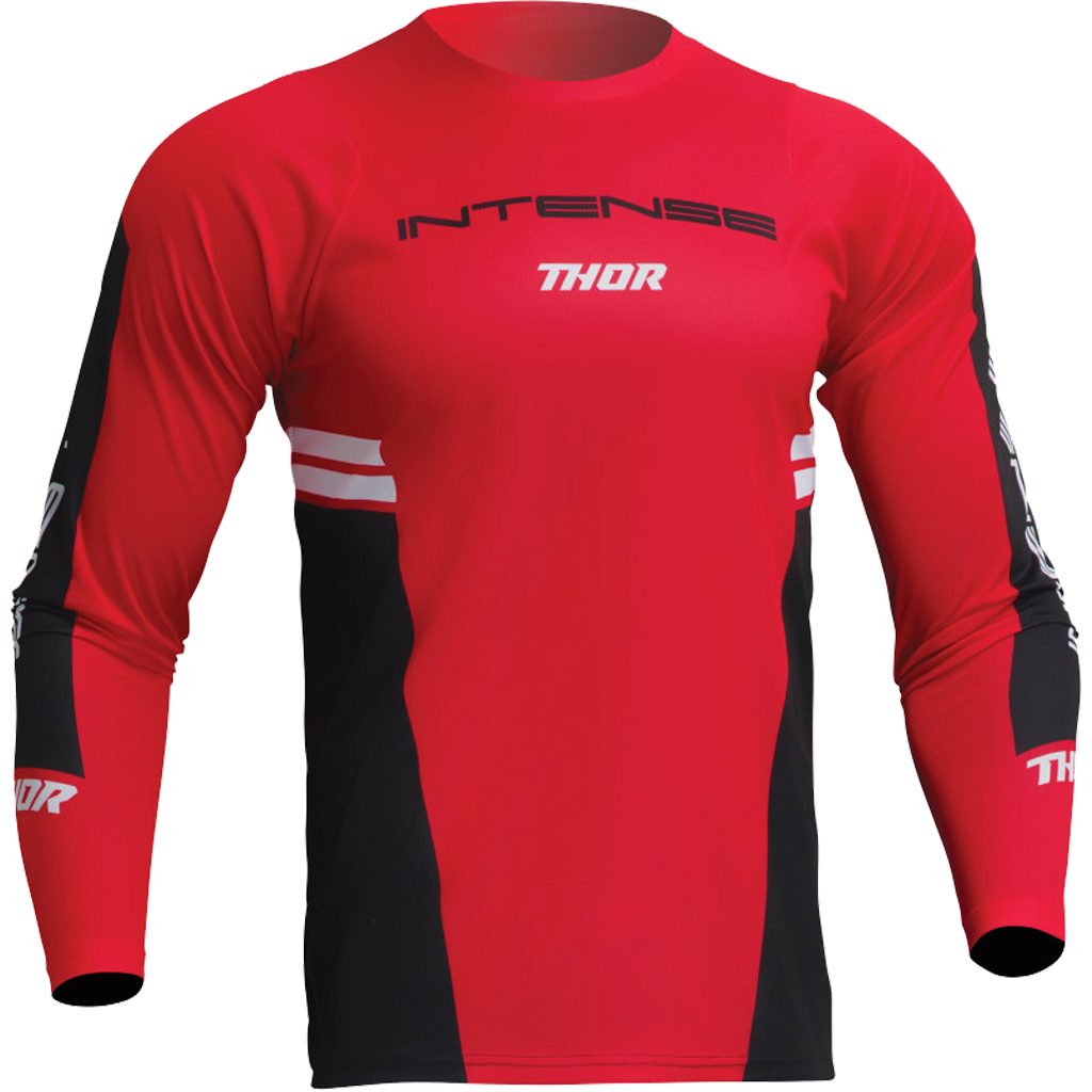 INTENSE x THOR Long Sleeve Red Mountain Bike Jersey