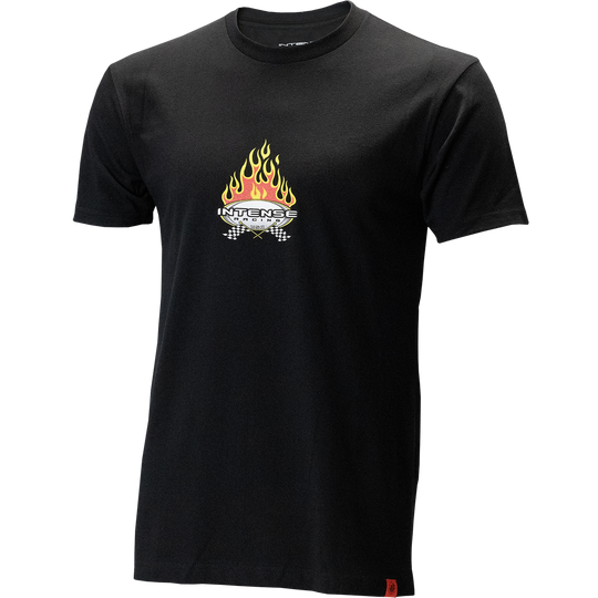 NEW! Men's Racing Flame Tee Black