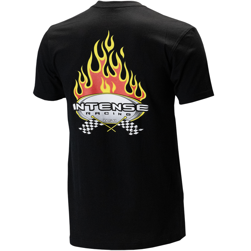 Men's Racing Flame Tee Black