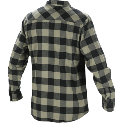 INTENSE 951 Flannel Shirt Olive/Black (1)