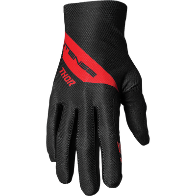 Red top mtb gloves