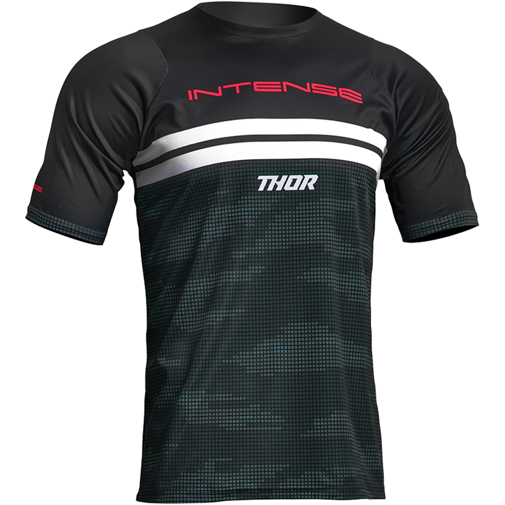 INTENSE x THOR Short Sleeve Camo Black Mountain Bike Jersey