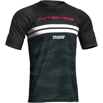 INTENSE x THOR Short Sleeve Camo Black Mountain Bike Jersey