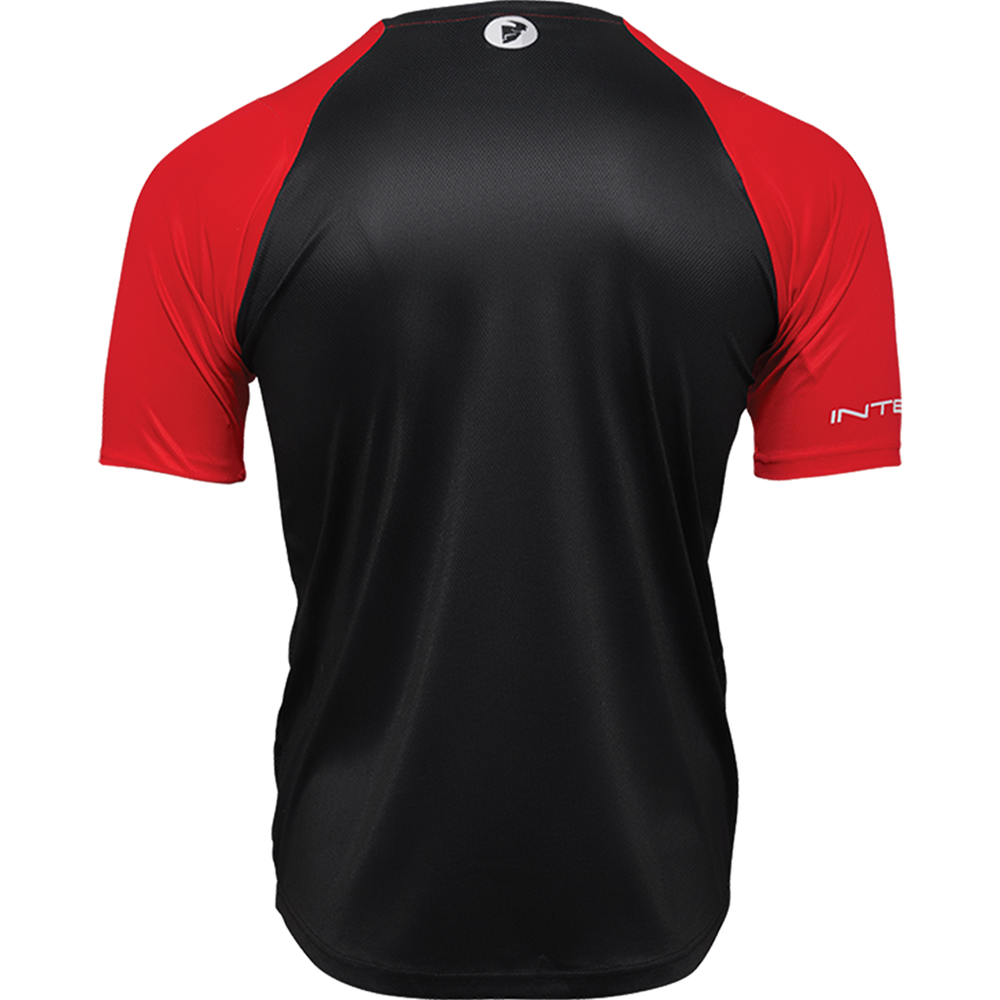 INTENSE x THOR Assist Chex Short Sleeve Red Jersey (1)