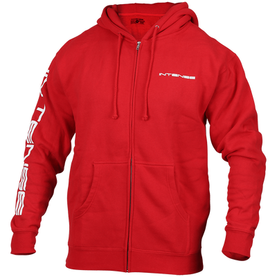 INTENSE Men s Red Zip Up Hoodie INTENSE CYCLES INTENSE LLC