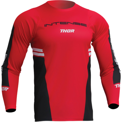 INTENSE x THOR Long Sleeve Red Mountain Bike Jersey