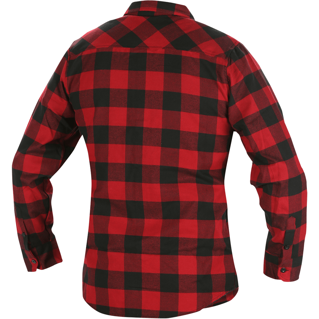 Apparel and Gear Intense Gunny Flannel Shirt Red Intense Cycles M